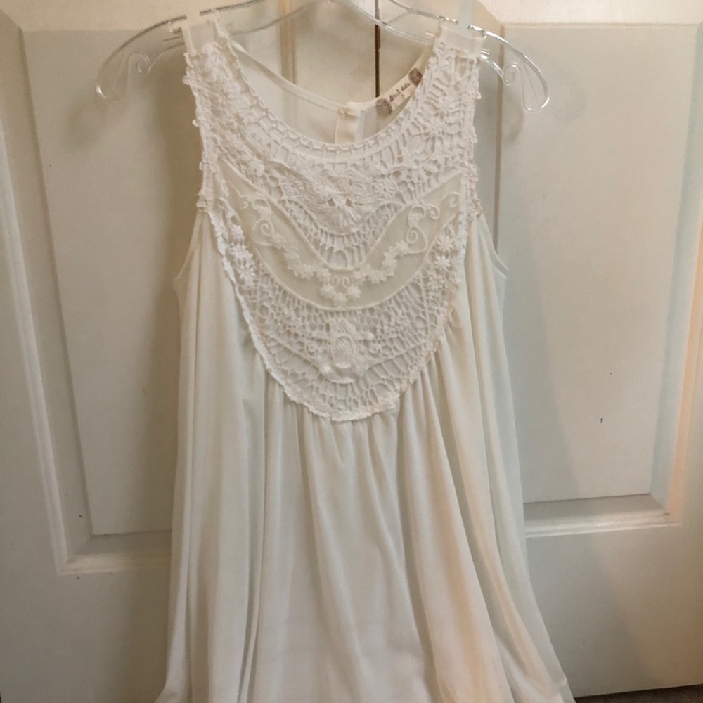 White Embroidered Altar’d State Dress
